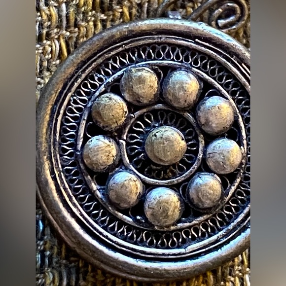 Unique Tribal Gauge Earrings Silver Handmade - Picture 3 of 10